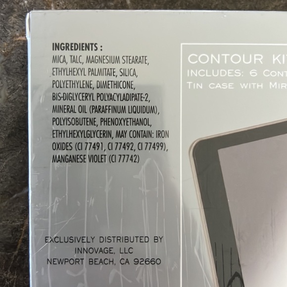 Brand New Contour Kit 6 Colors Tin Case Mirror ME - Picture 4 of 8